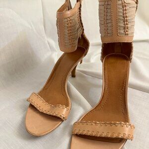 Vintage Givenchy Blush Kitten Heel Sandal